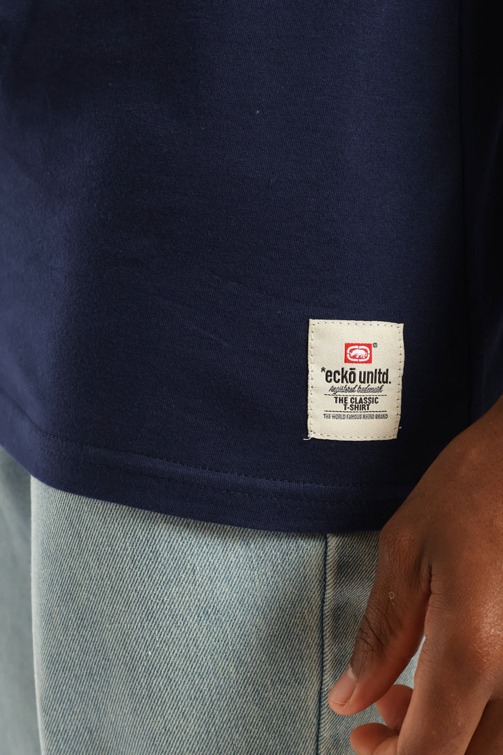 Rhino Star Tee - Navy