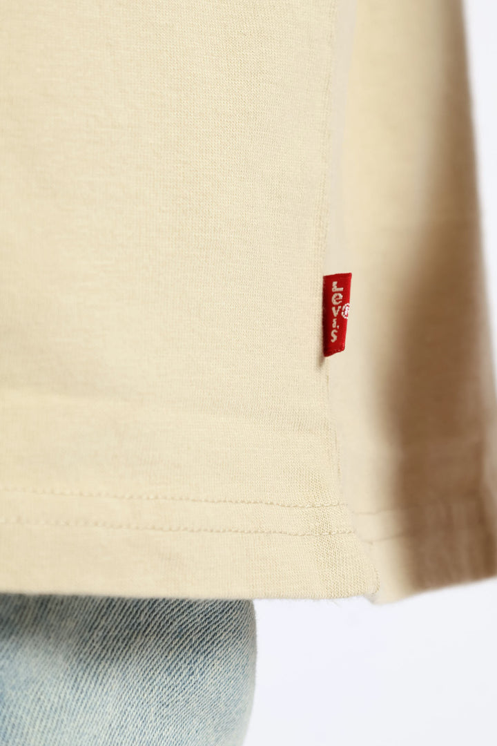 Half Sleeve Pocket Tee - Stone