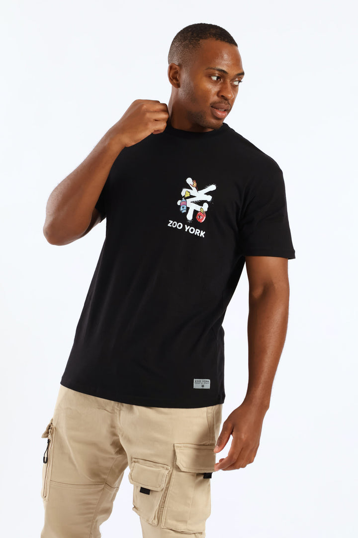 Unbreakable Back Print Tee - Black