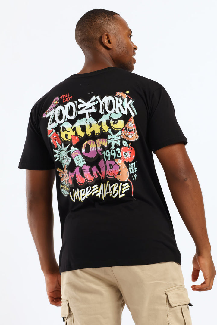 Unbreakable Back Print Tee - Black