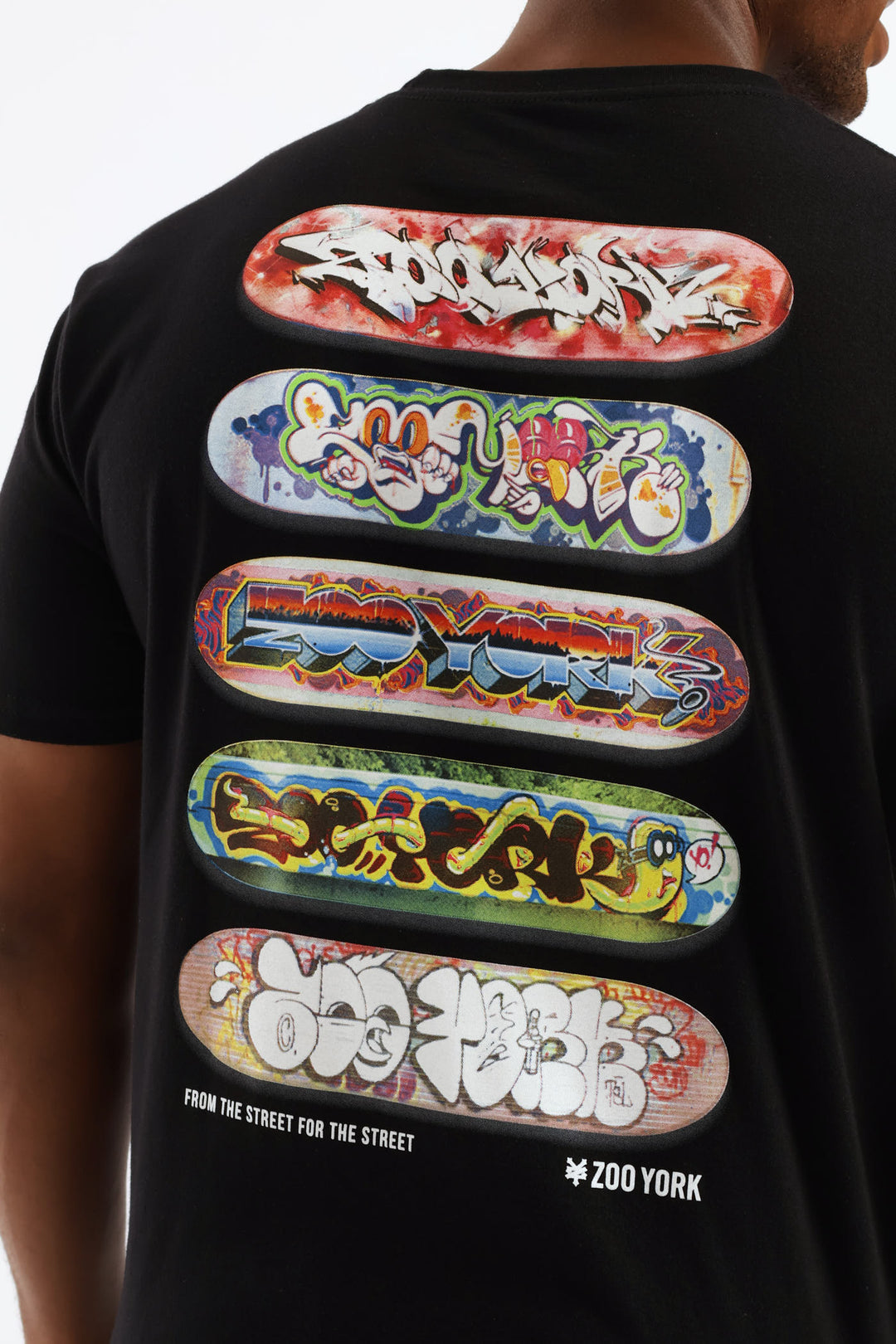 Stacked Board Tee - Black