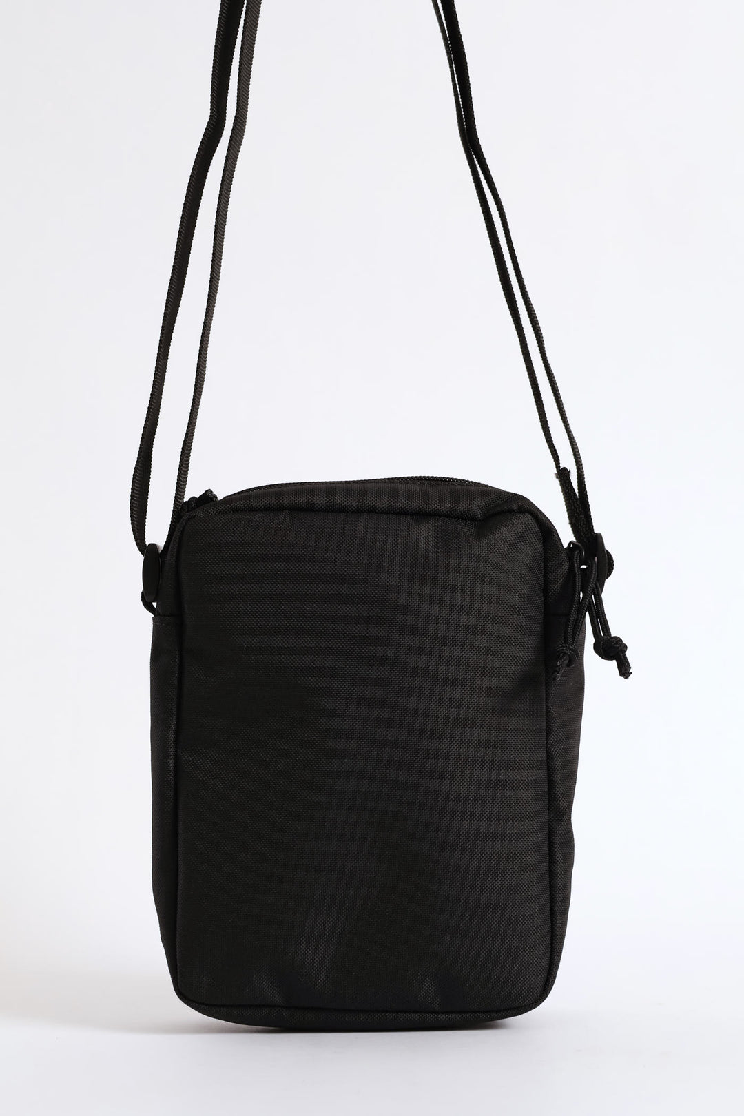 Red Batwing Solid Mini Crossbody Bag - Black