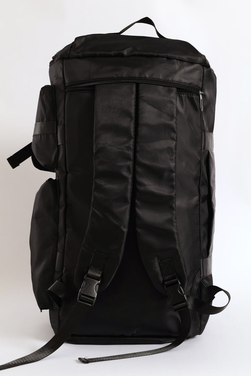 Armour Duffle Backpack - Black