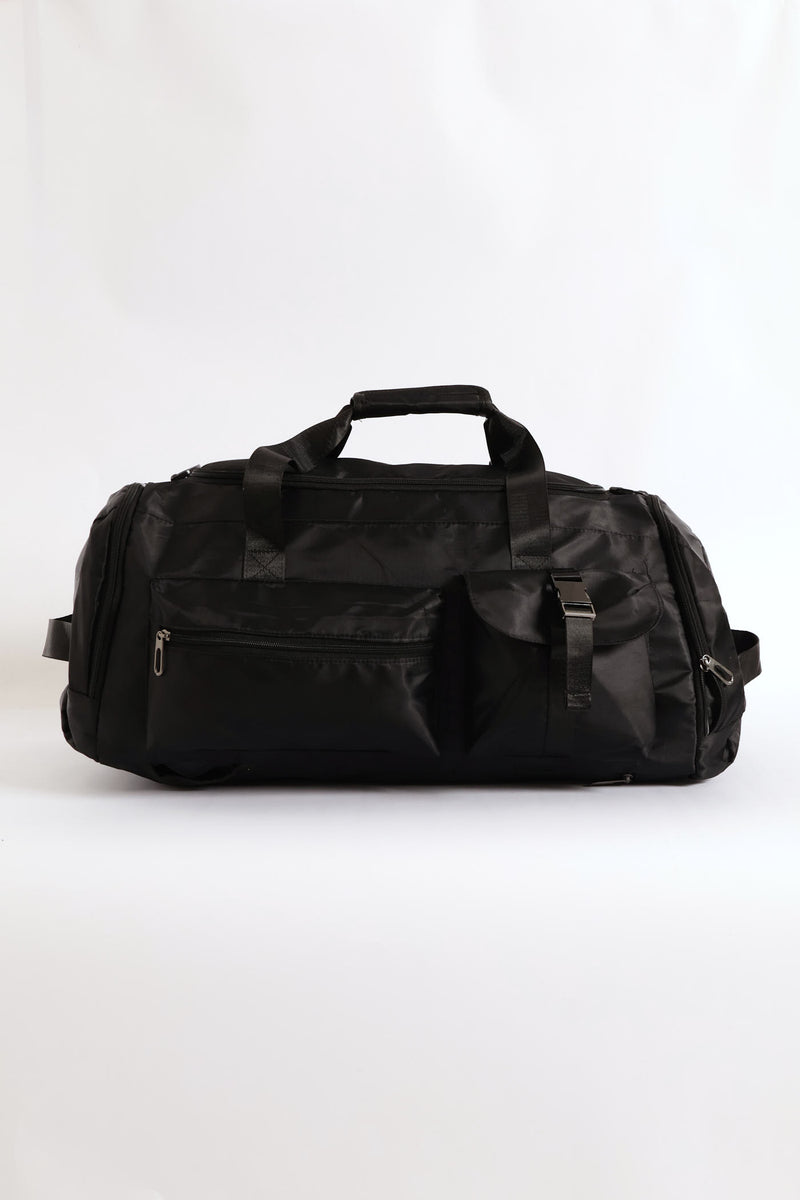Armour Duffle Backpack - Black