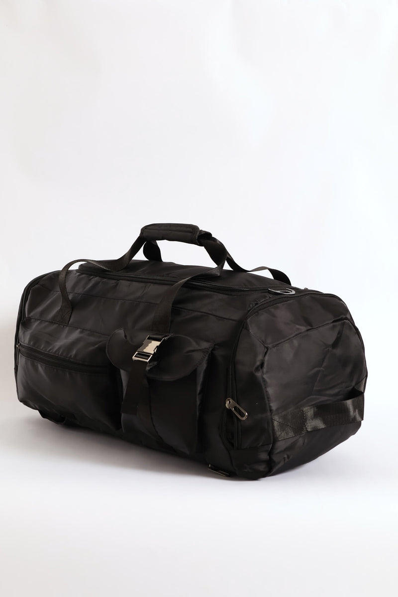 Armour Duffle Backpack - Black