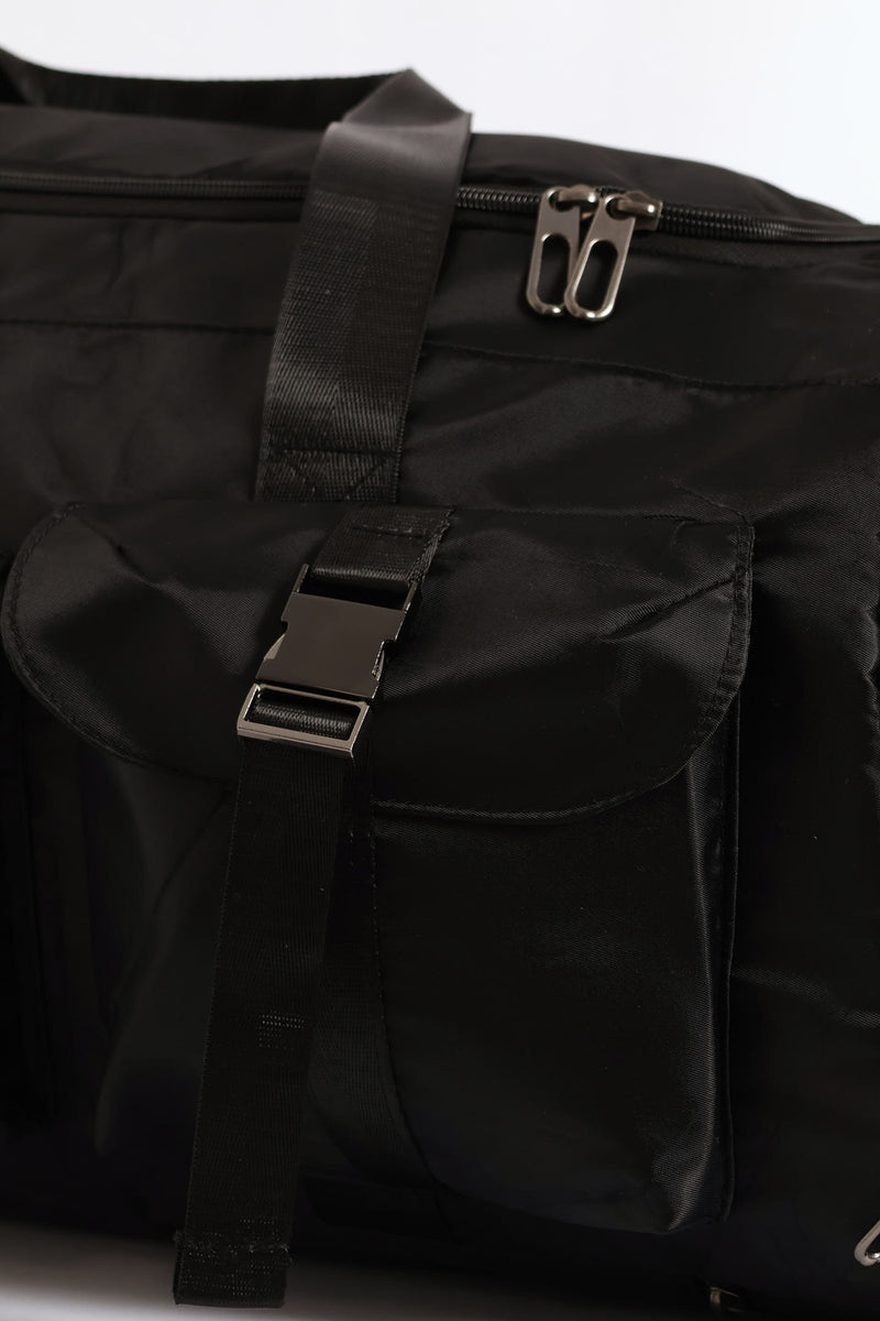 Armour Duffle Backpack - Black