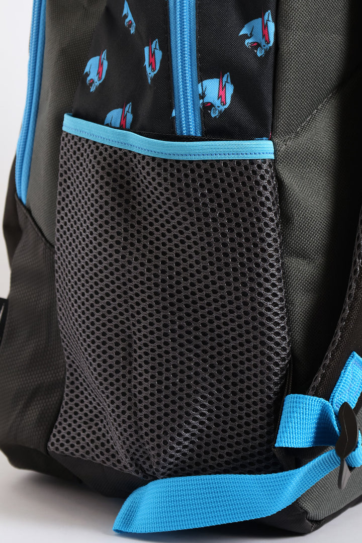 Pre-Boys Mr Beast Backpack - Black/Blue