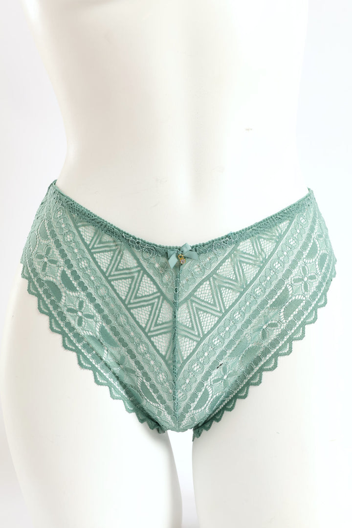 Full Lace Bikini Panty - Sage