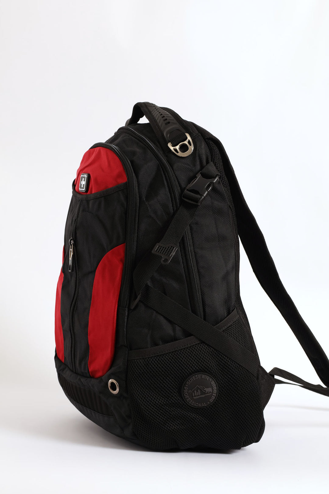 Zip Backpack - Black/Red
