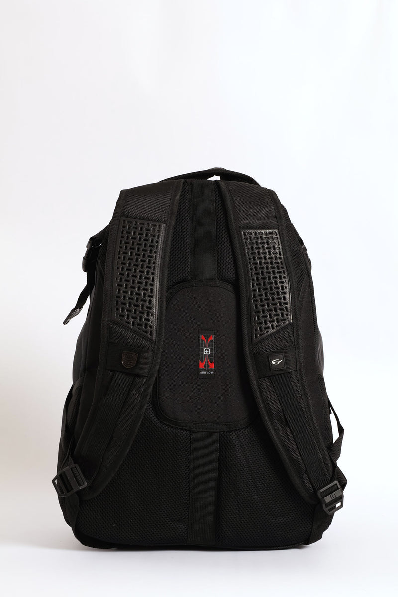 Zip Backpack - Black/Red