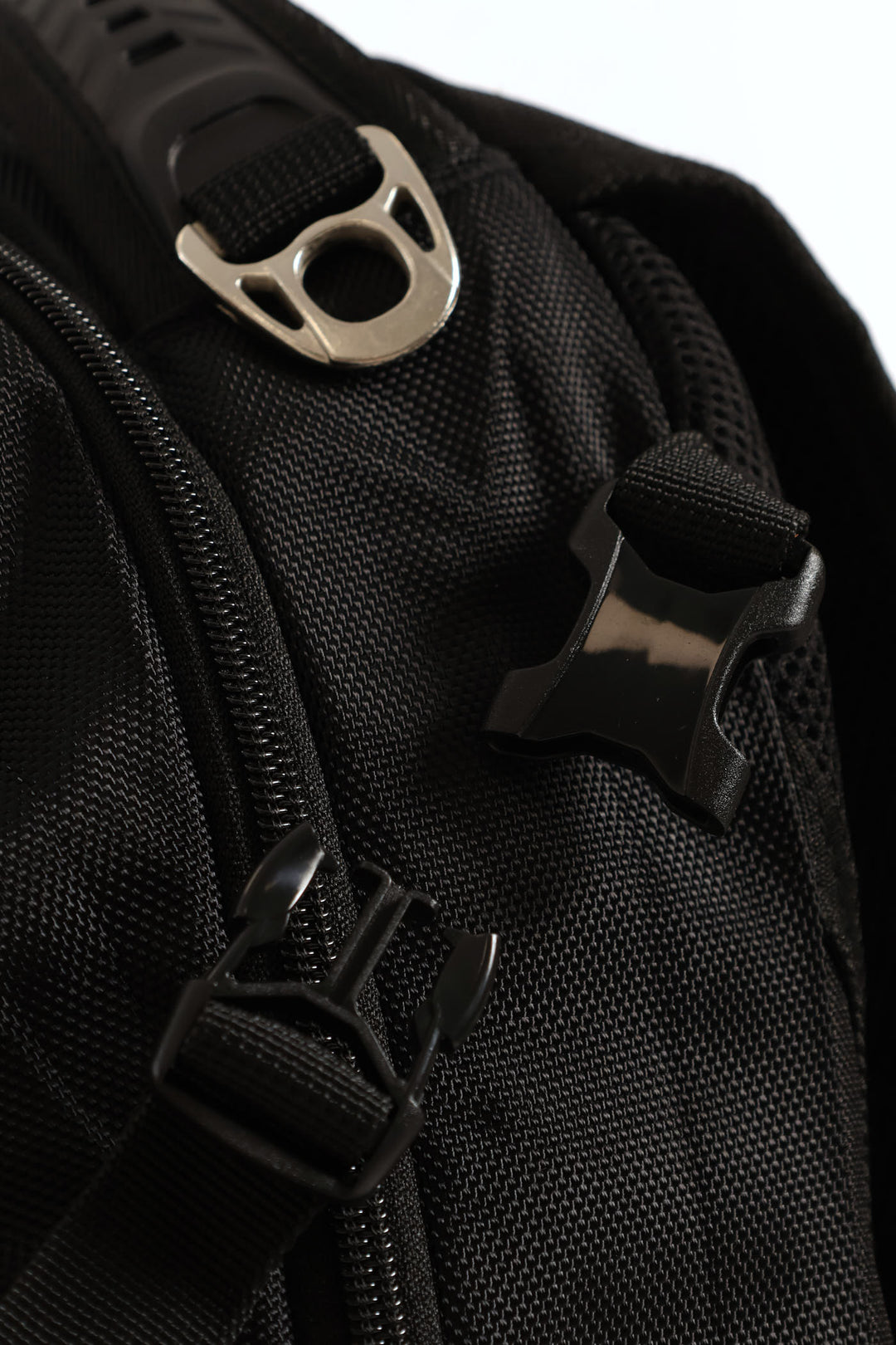 Zip Backpack - Black/Red