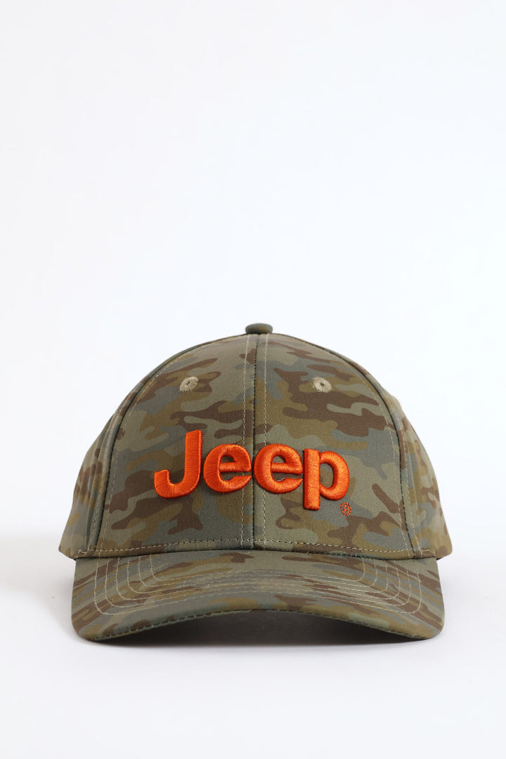 Basic Logo Peak Cap - Camo