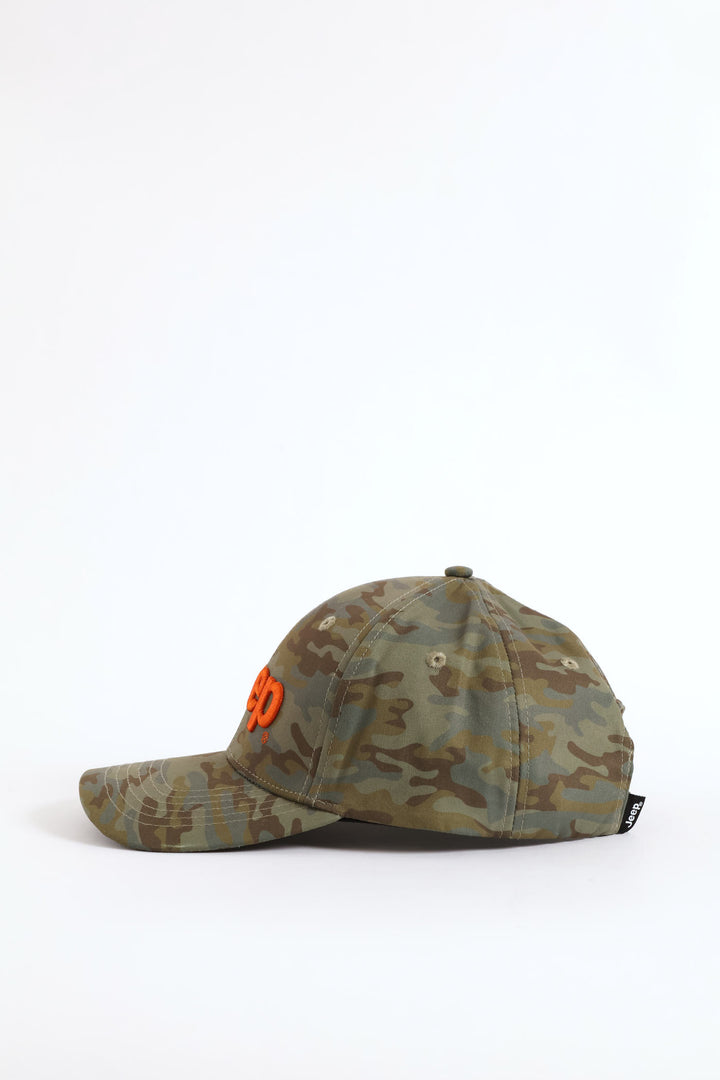 Basic Logo Peak Cap - Camo