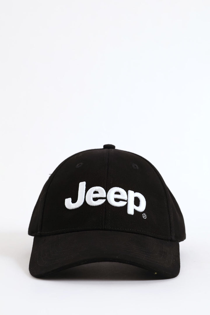 Basic Logo Peak Cap - Black