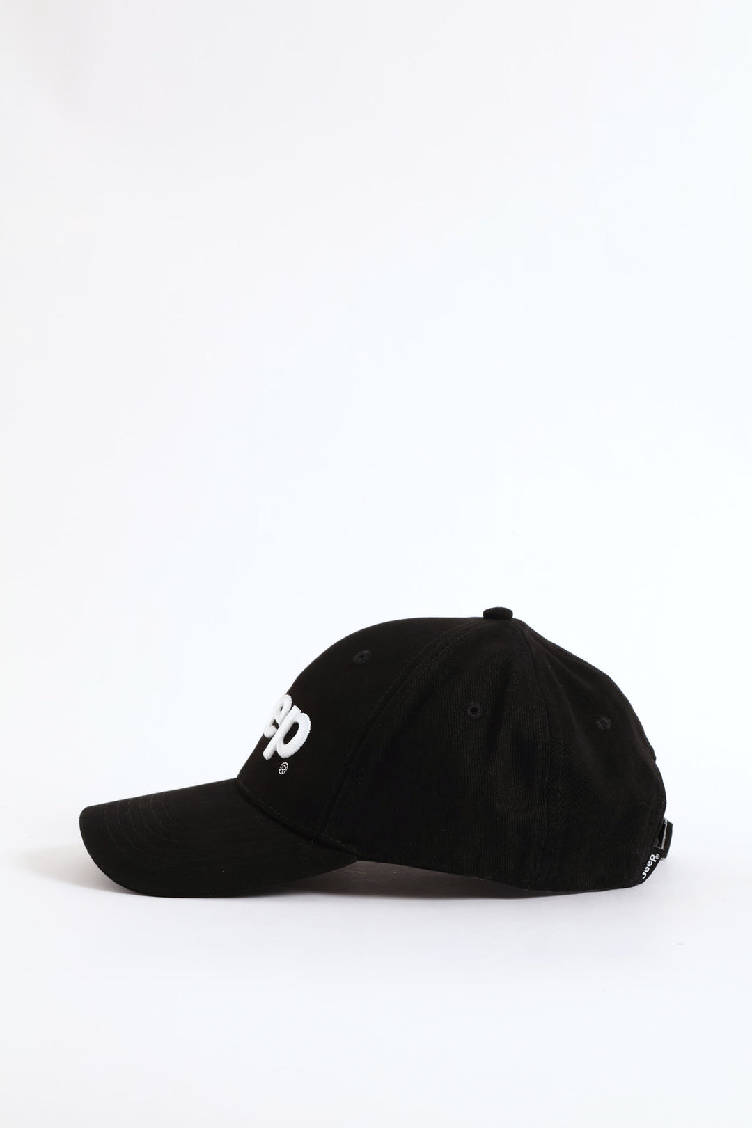 Basic Logo Peak Cap - Black