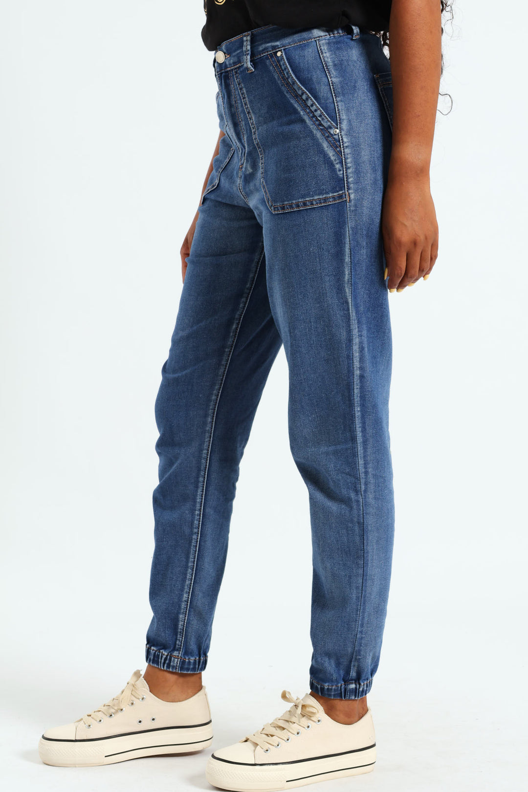Utility Jogger Jean - Dark Wash Ink