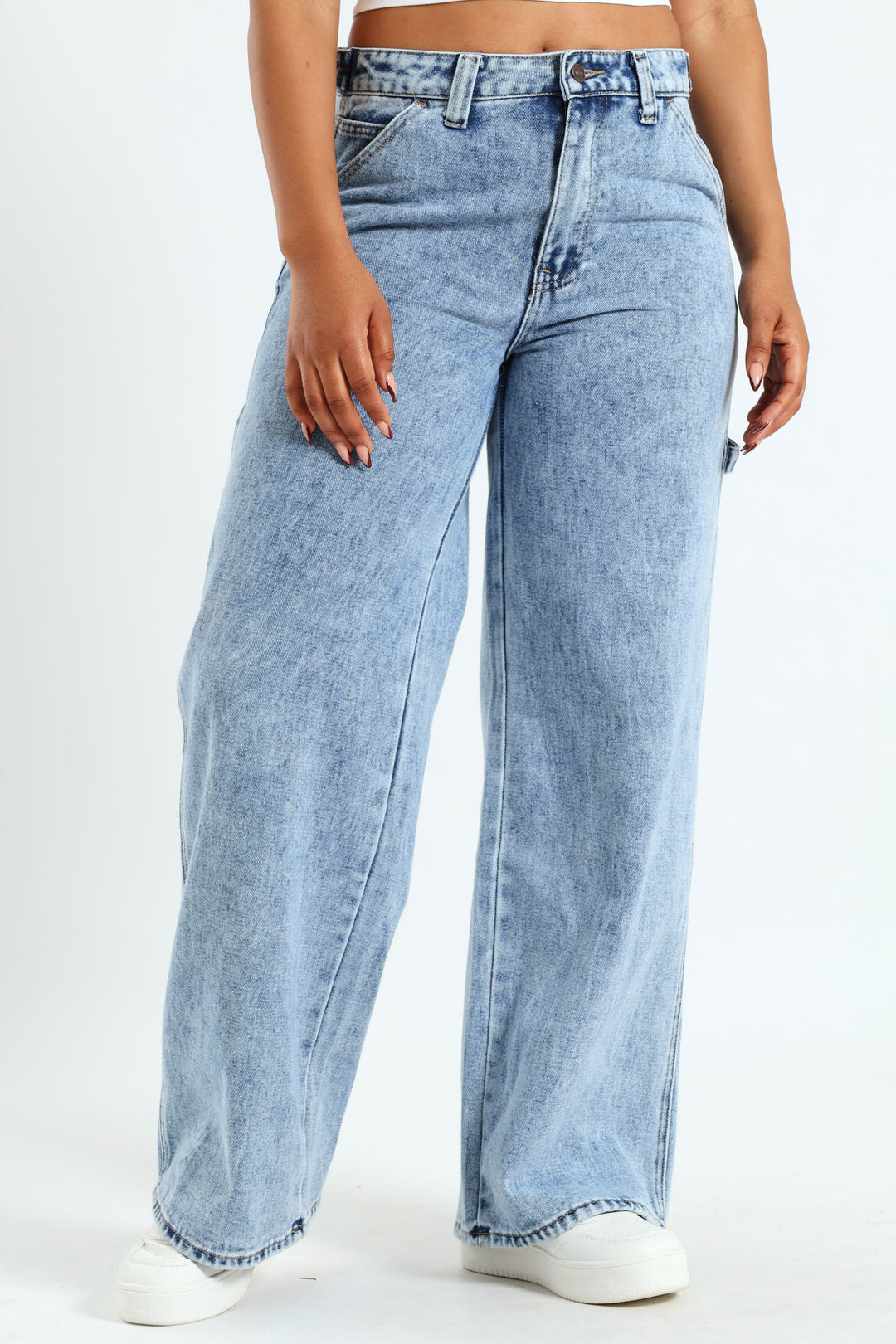 Baggy Carpenter Jean - Salty Mid Wash