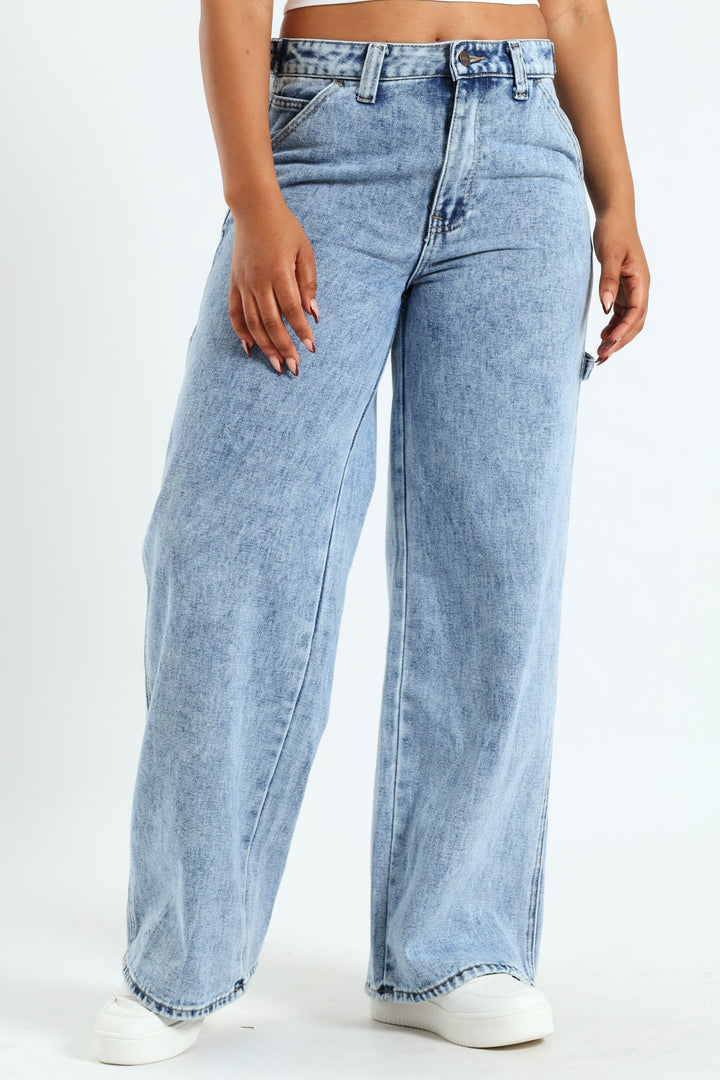 Baggy Carpenter Jean - Salty Mid Wash