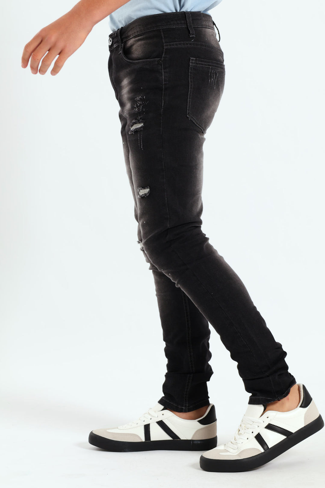 Boys Amarante Skinny Denim - Black
