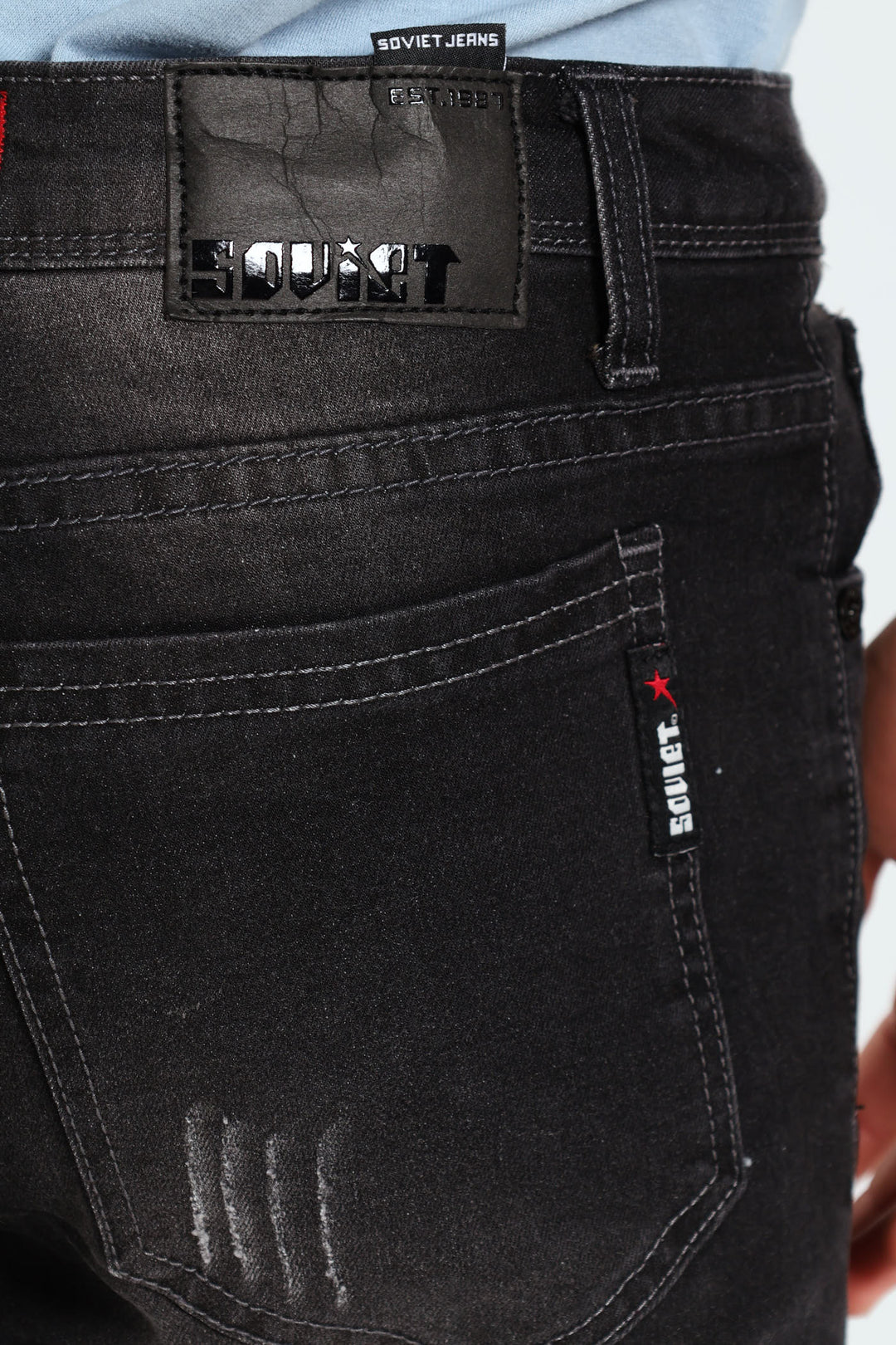 Boys Amarante Skinny Denim - Black