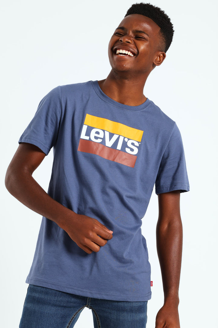 Boys Graphic Tee - Indigo