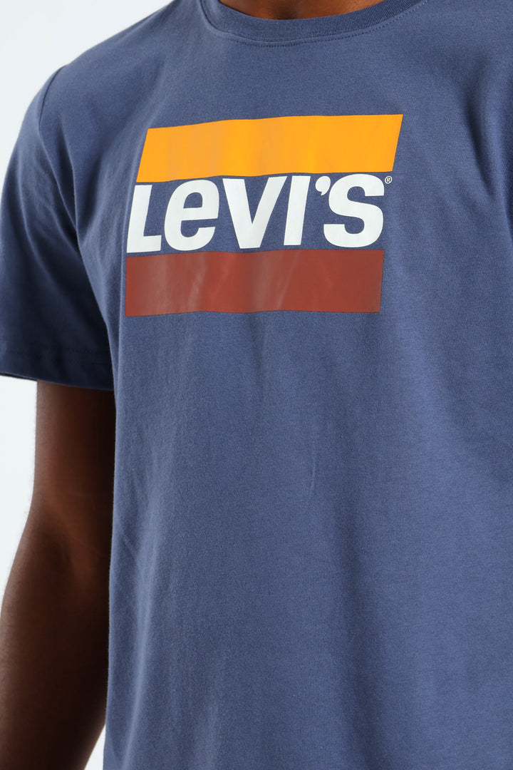Boys Graphic Tee - Indigo