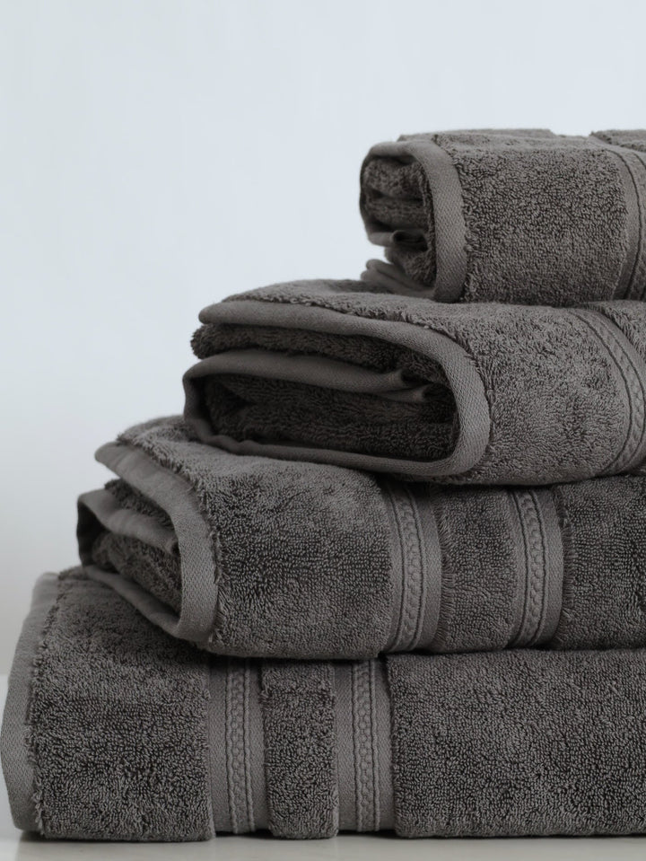 710GSM Super Luxury Premium Cotton Bath Towels - Charcoal