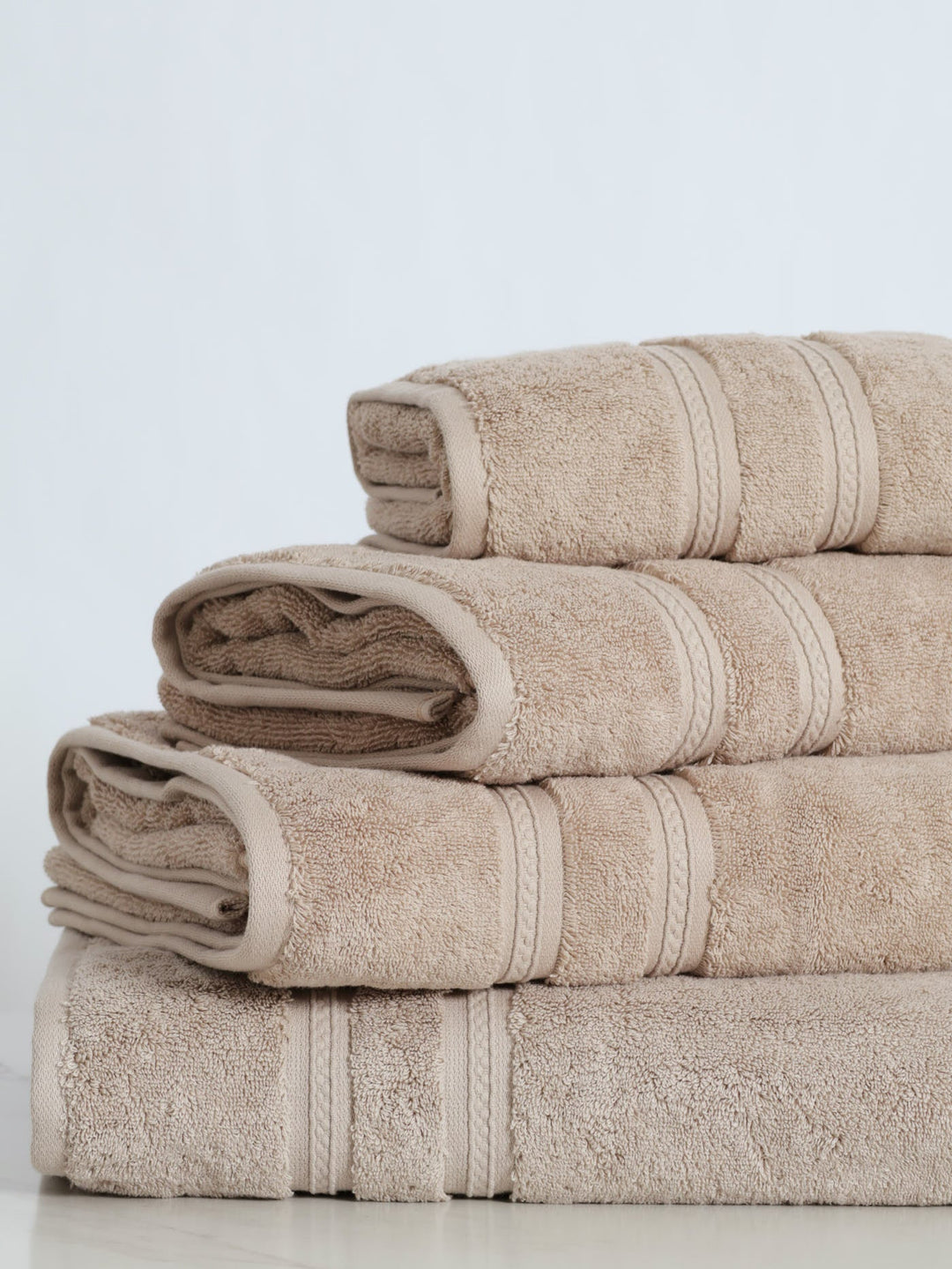 710GSM Super Luxury Premium Cotton Bath Towels - Stone