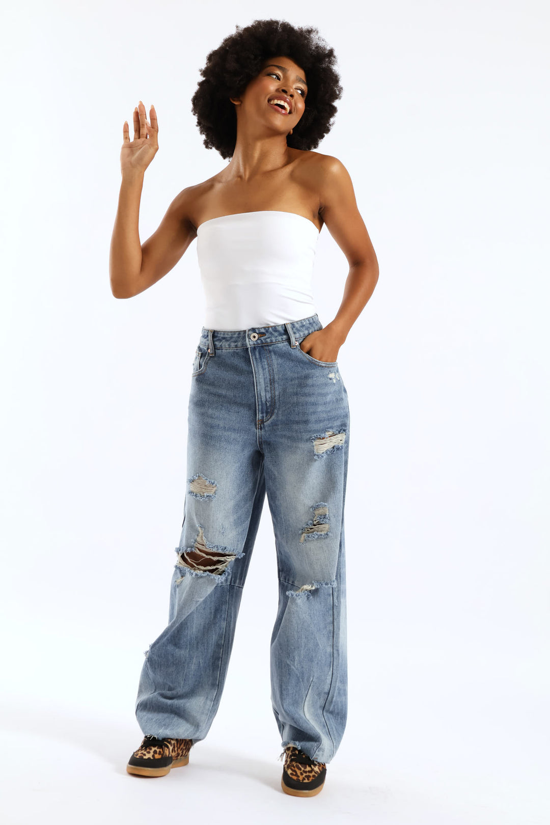 Skin Tight Tube Top - White