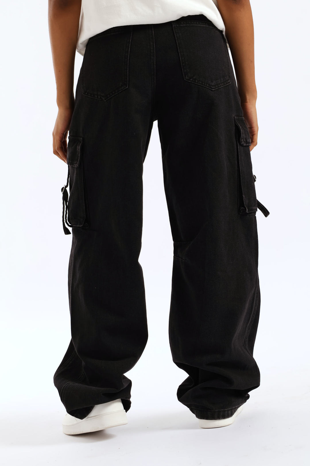 Buckle Cargo Jean - Salty Black