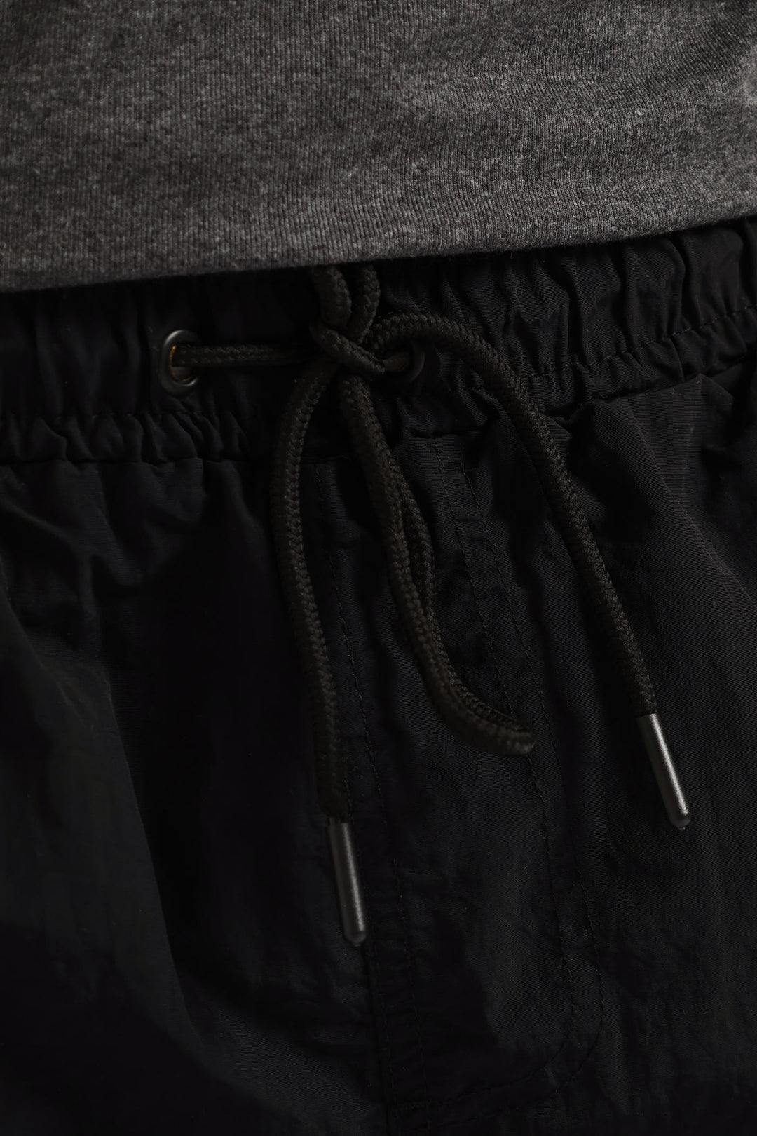 Taslon Cargo Shorts - Black