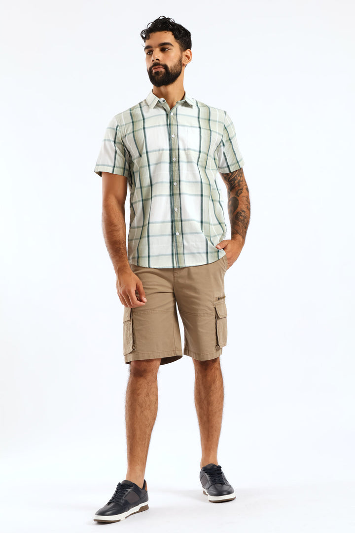 Regular Check Shirt - Green