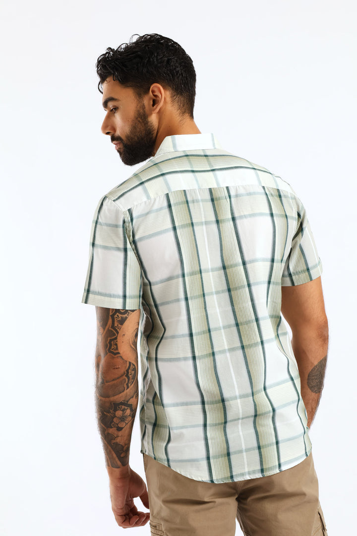 Regular Check Shirt - Green