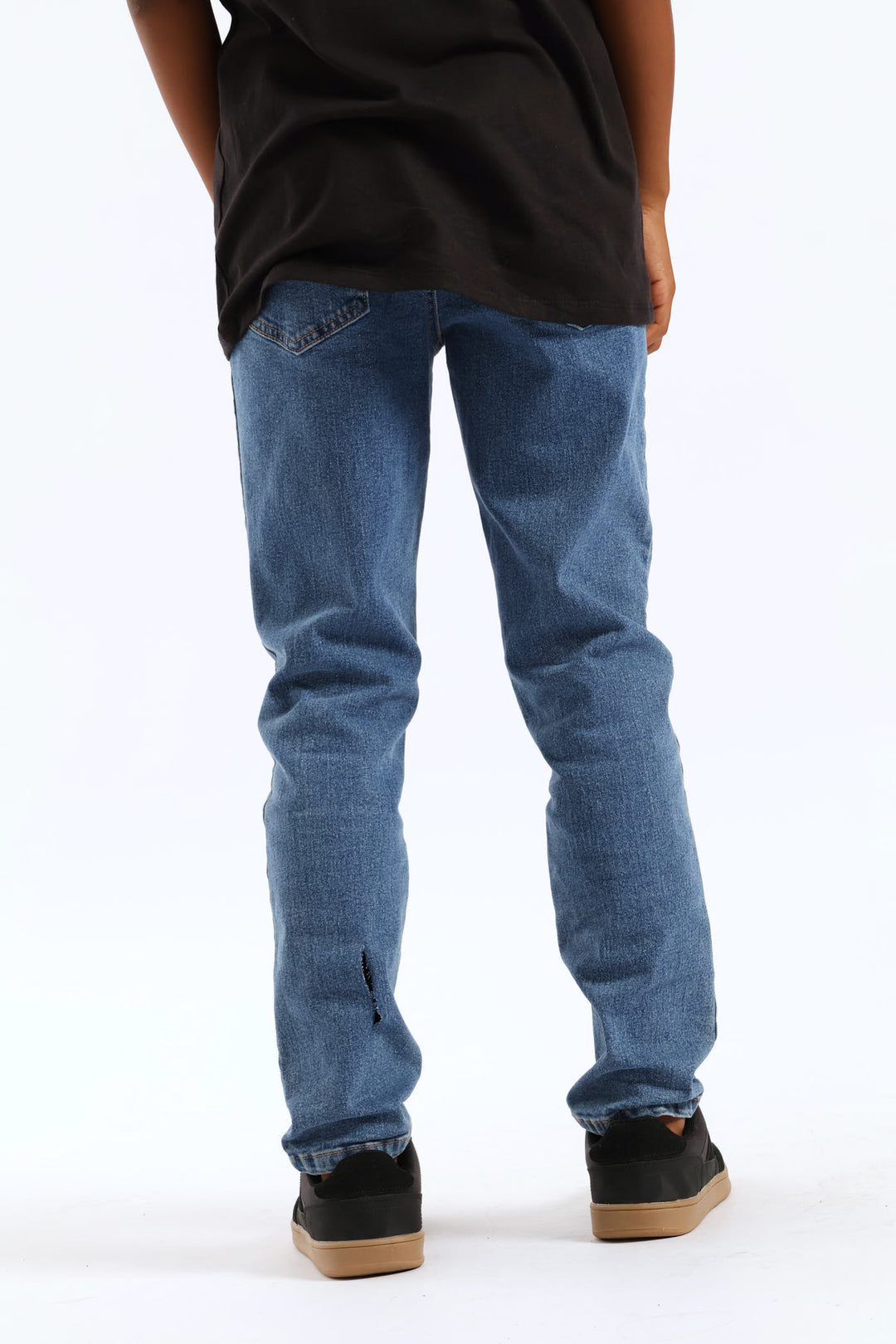 Boys Saddle Jean - Mid Blue