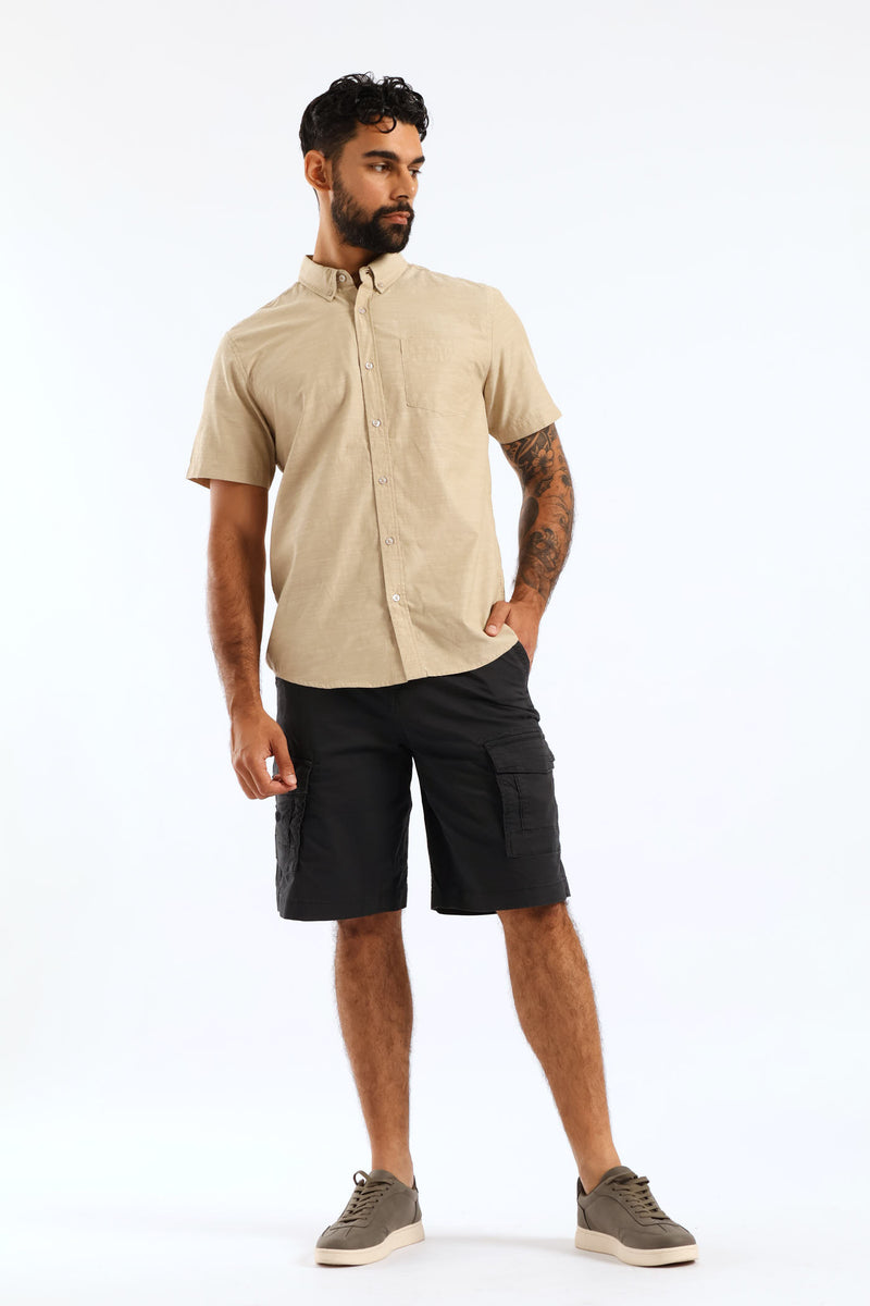 Double Cargo Pocket Short - Navy