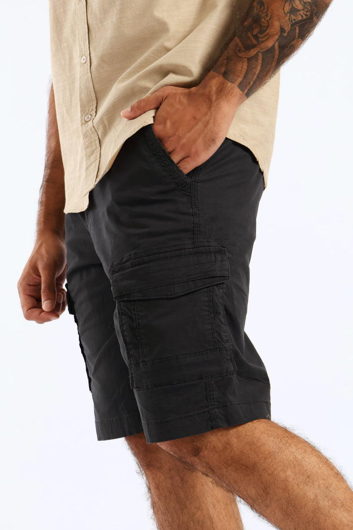 Double Cargo Pocket Short - Navy