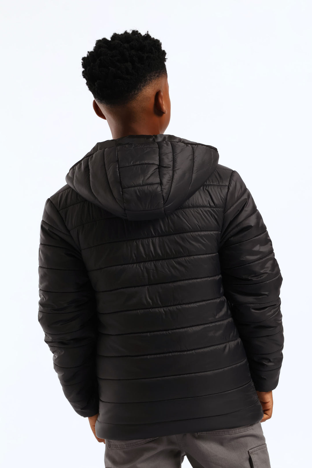Boys Puffer Jacket - Black