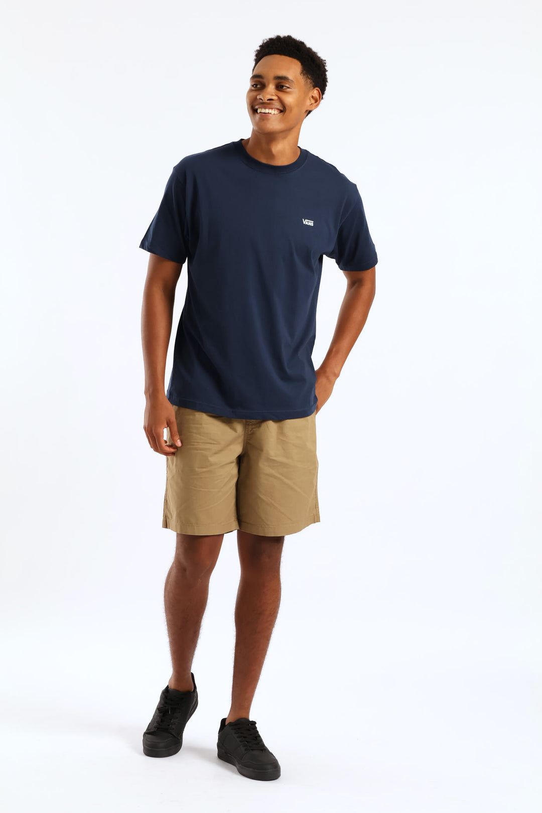 Left Chest Tee - Navy