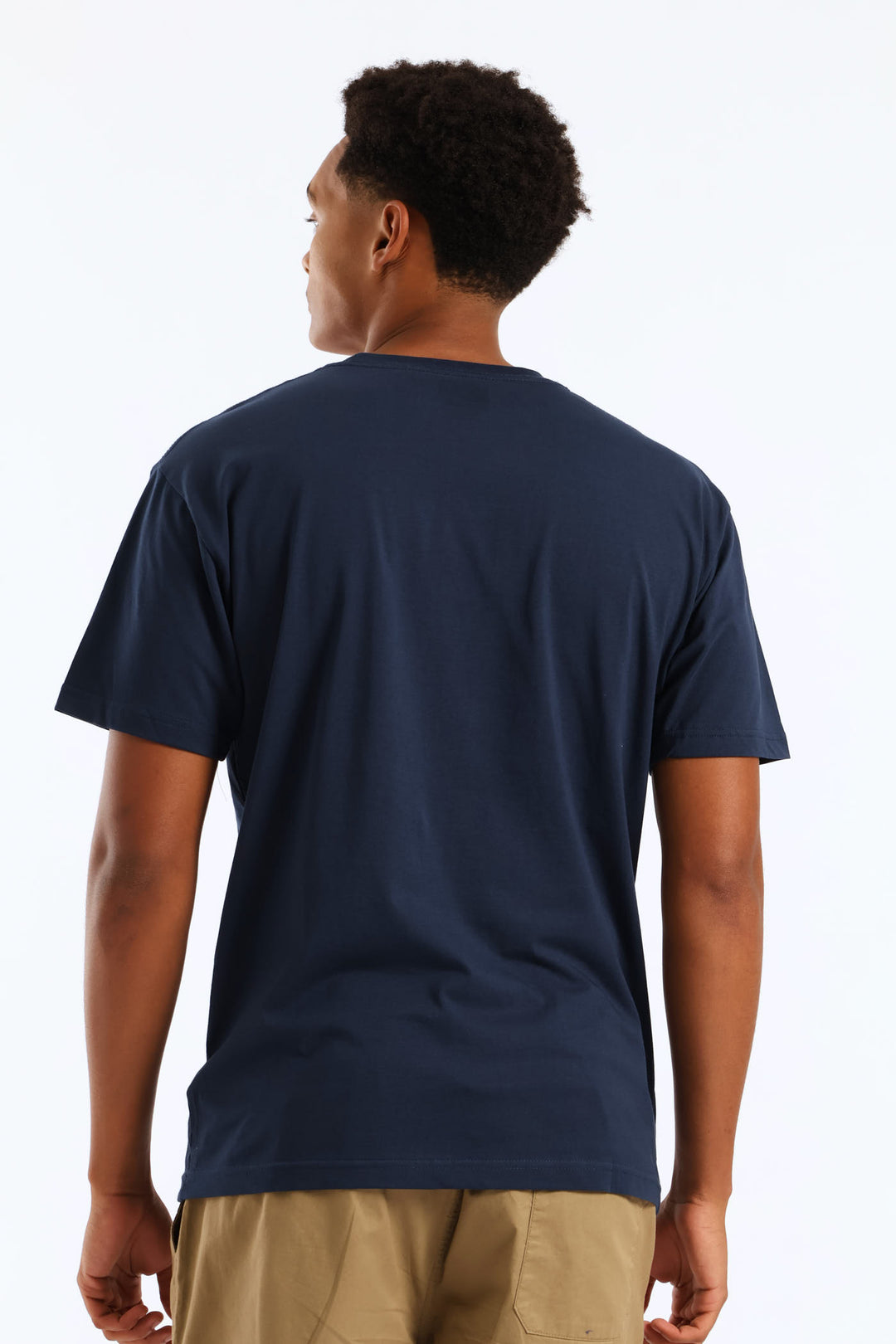 Left Chest Tee - Navy