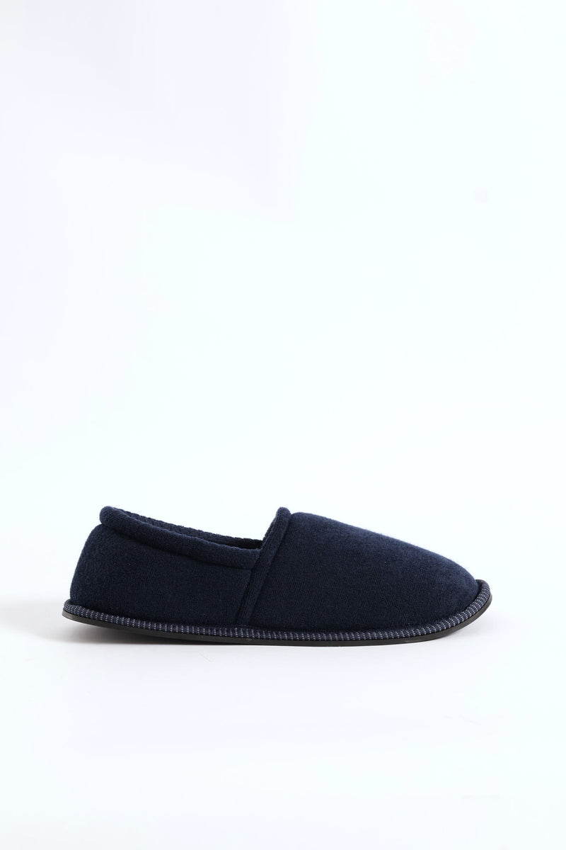 Basic Closed Back Slipper - Navy