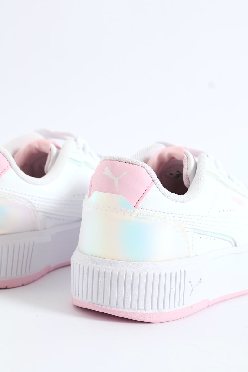Girls Carina Mia Holo 2.0 Jr Sneaker - White