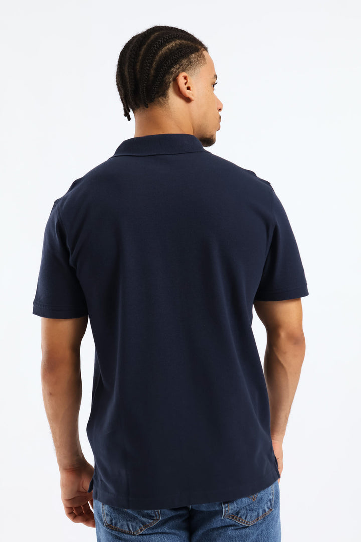 Ama Hm Polo Golfer - Navy