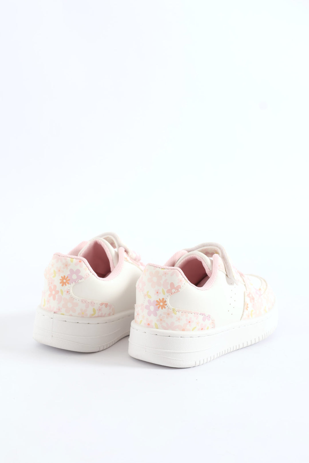 Pre-Girls Floral Court Sneaker - Pink