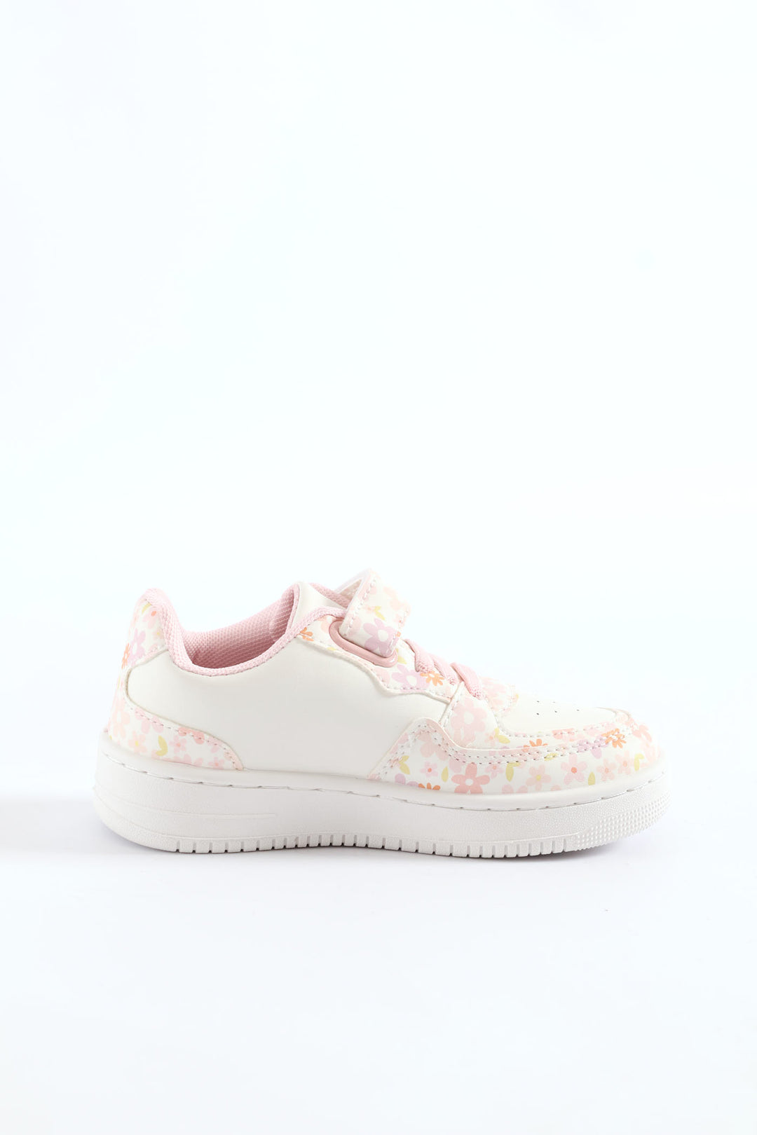 Pre-Girls Floral Court Sneaker - Pink
