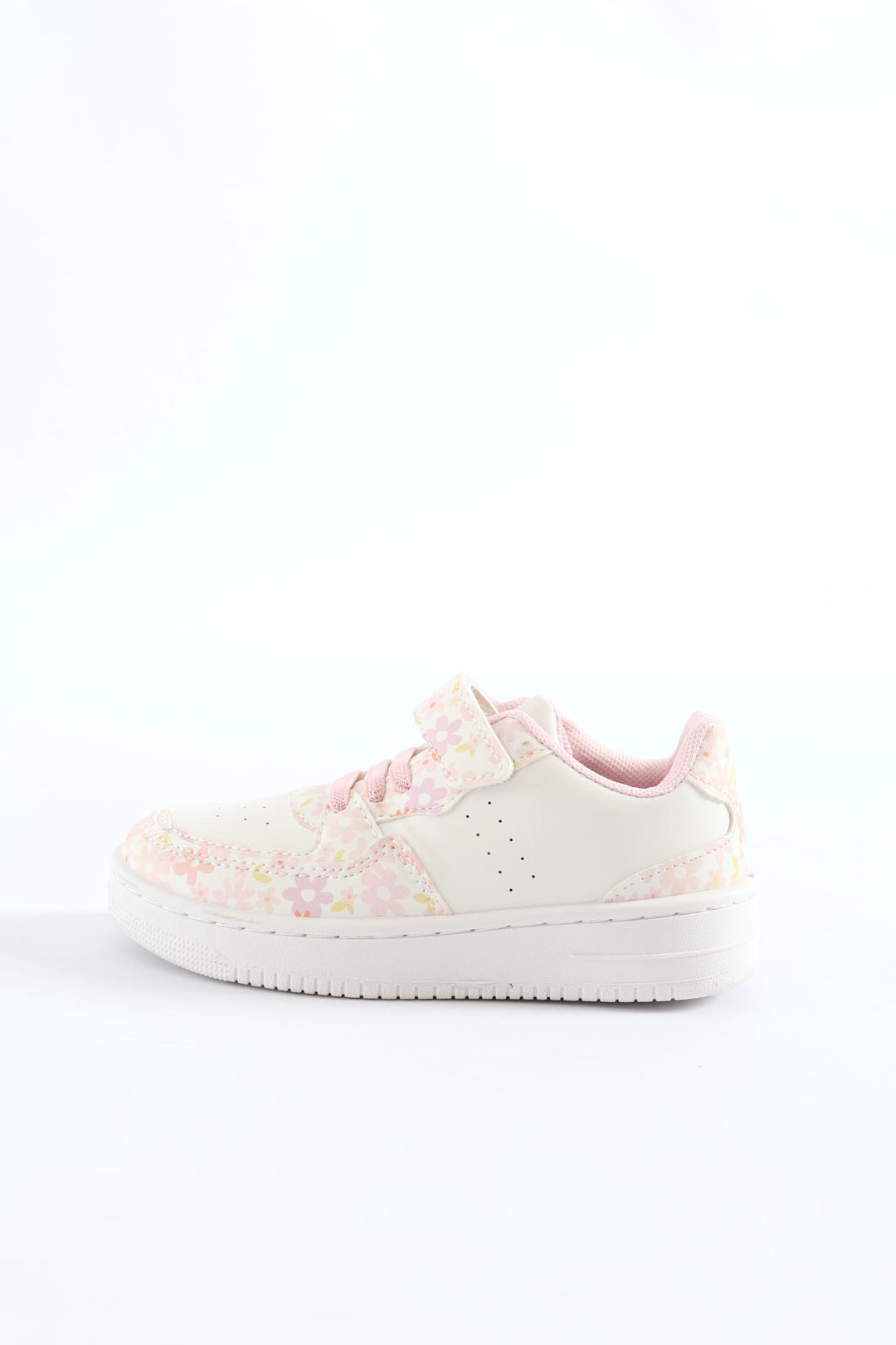 Pre-Girls Floral Court Sneaker - Pink