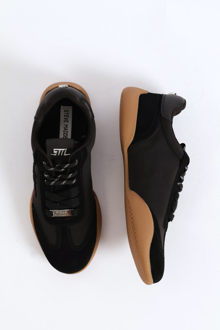 Bevhills Sneaker - Black/Silver