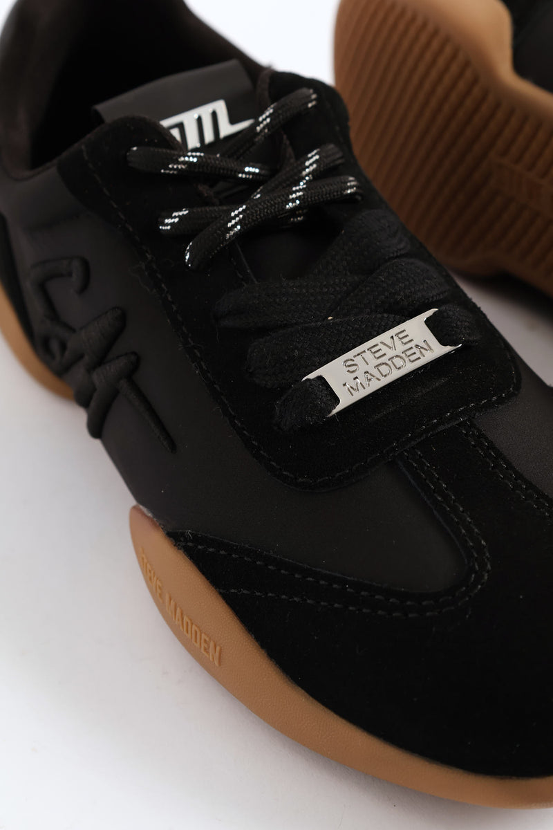 Bevhills Sneaker - Black/Silver