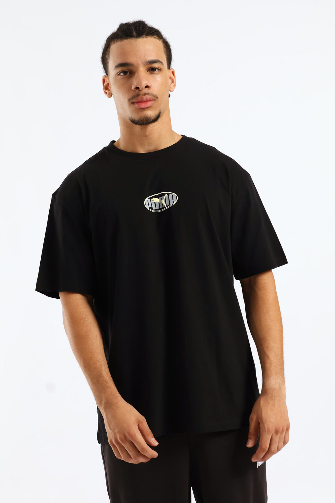 Essential Logo Lab Relaxed Execution Tee - Black