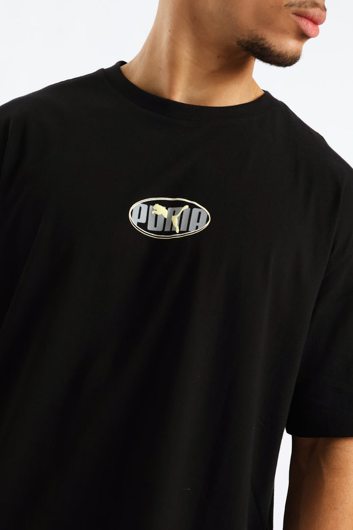 Essential Logo Lab Relaxed Execution Tee - Black