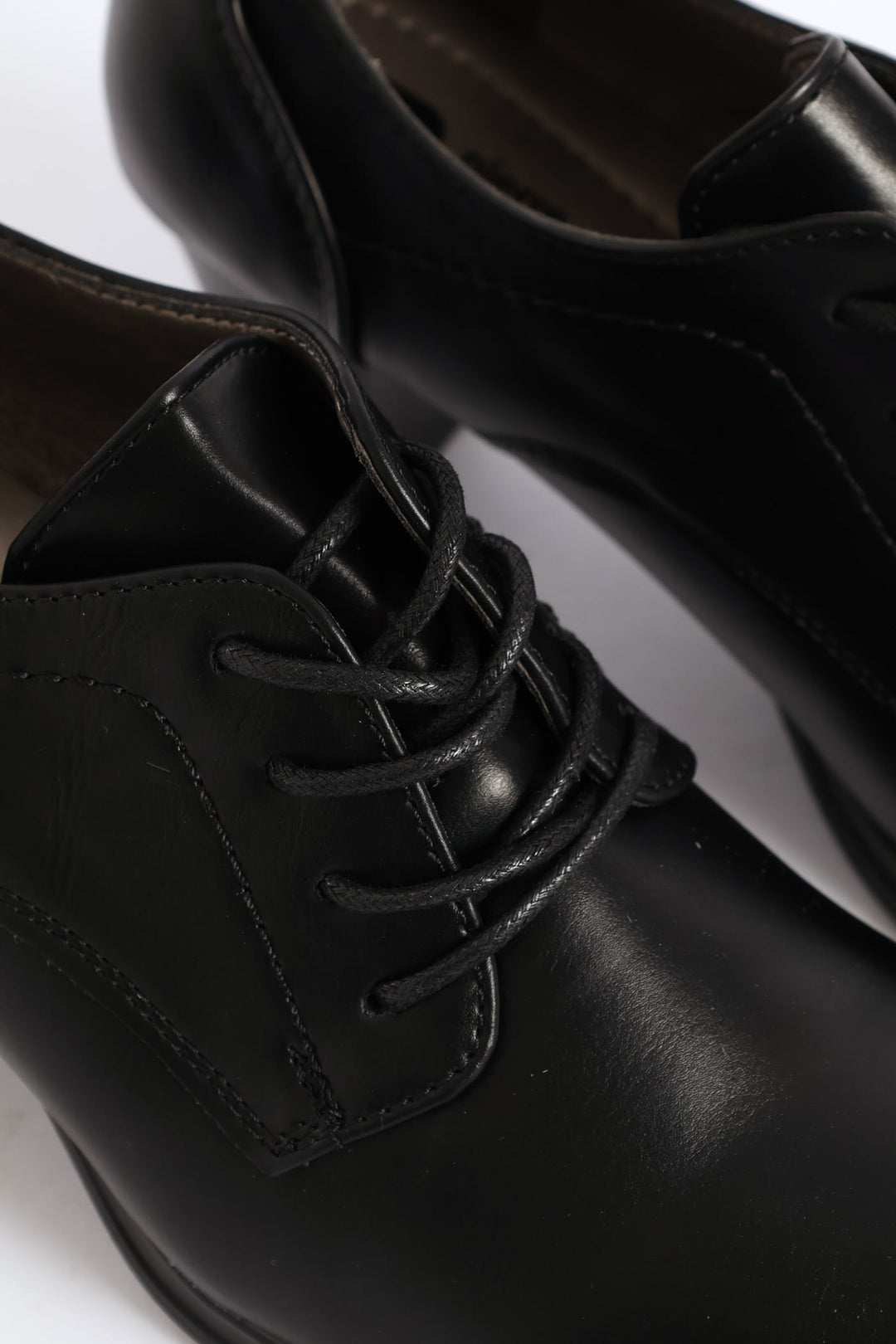 Lace Up Heel - Black